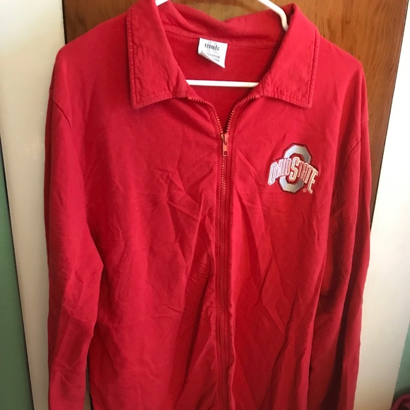 Plus size Lightweight Ohio State sequined back jacket - Picture 1 of 3